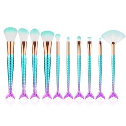 Mermaid Makeup Brush Set