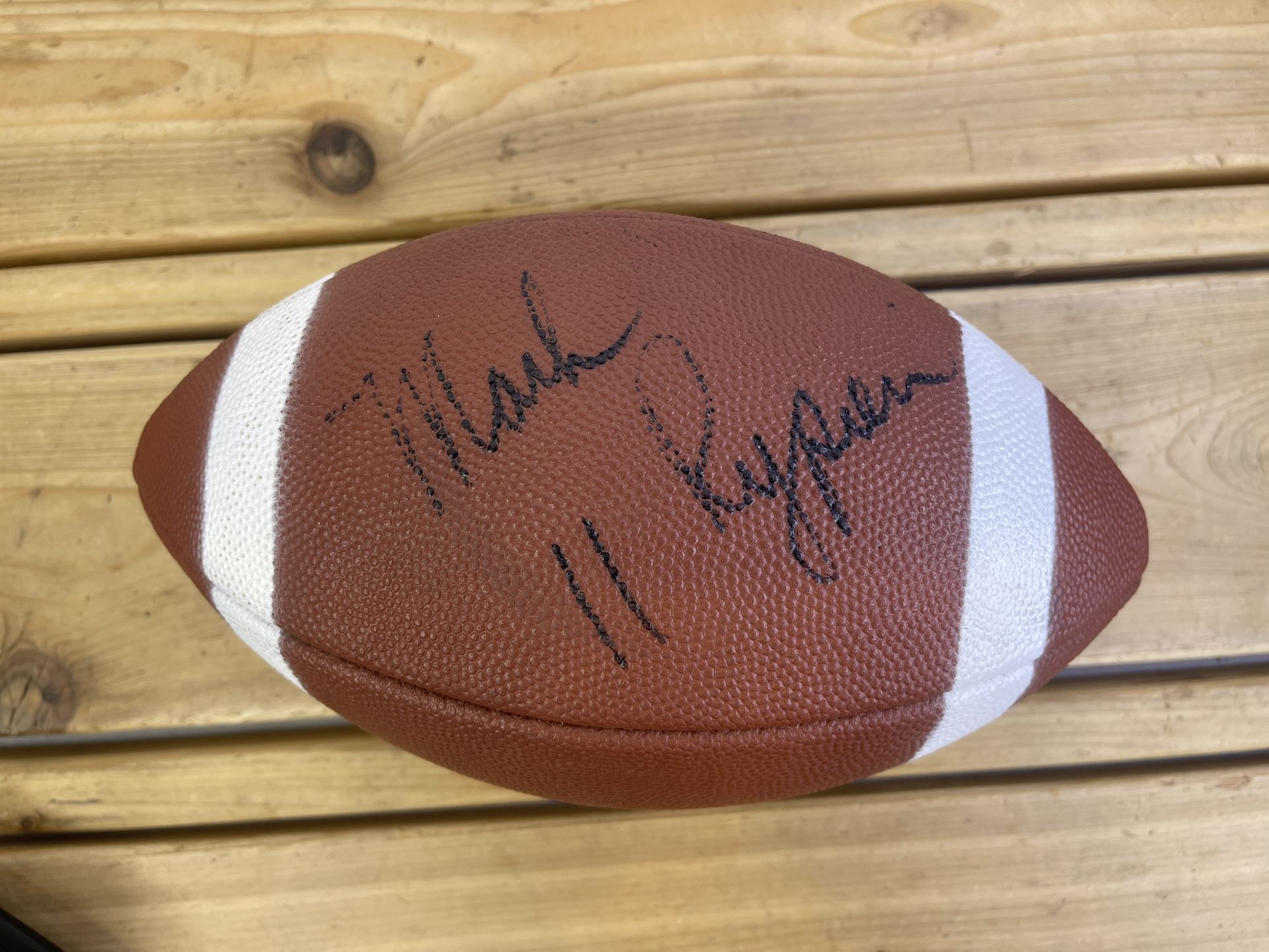 Mark Rypien Autographed Vintage Wilson Football