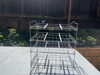4-Tier Metal Wire Can Rack Stand