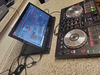 Lenovo flex con pioneer usb controller musica mixes y karaokes