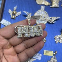 Diamond Plug Pendant 10kt Gold 