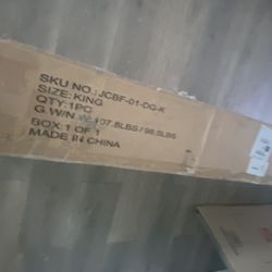 King Size Bed frame!