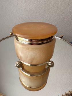 Vintage Italian footed trinket box