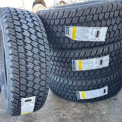 P265/70R17 Set Of 4 Goodyear Wrangler ATS New Tires