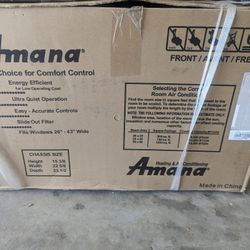 Amana AE123G35AX Window Air Conditioner With Electric Heater