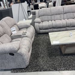 Gray Reclining Sofa Set | Super Comfortable | Ask for Price 