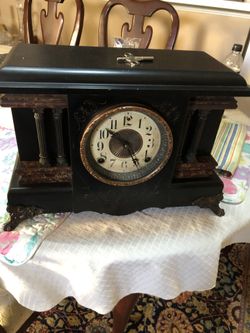 Antique 8 Day Sessions Mantel Clock