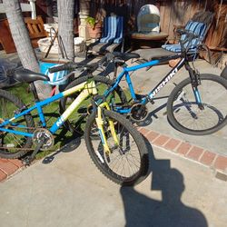 Two mountain bikes 🚲