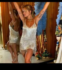 Women's fringe dress