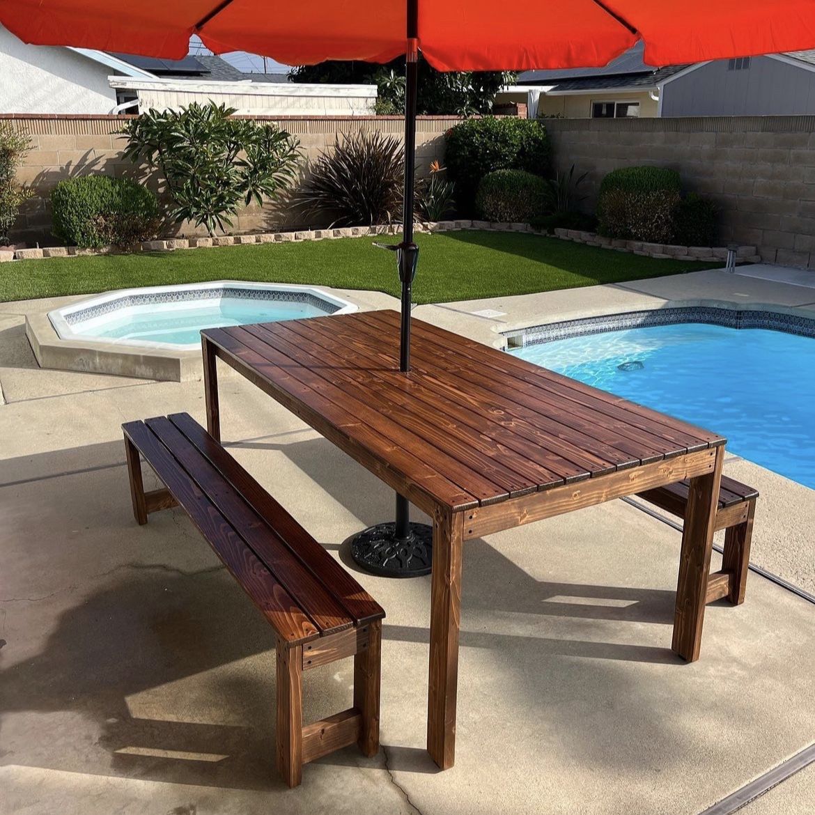 7 Ft Outdoor Dining Set