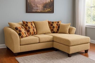 Beige Sectional Sofa Couch