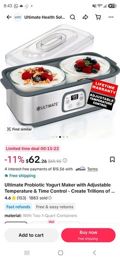 Yogurt maker new