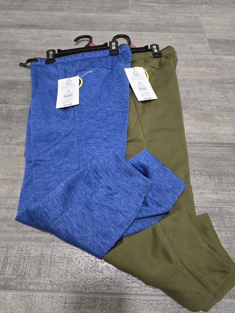 NWT Wonder Nation Boys 6-7 Blue/Green Joggers $10 Both