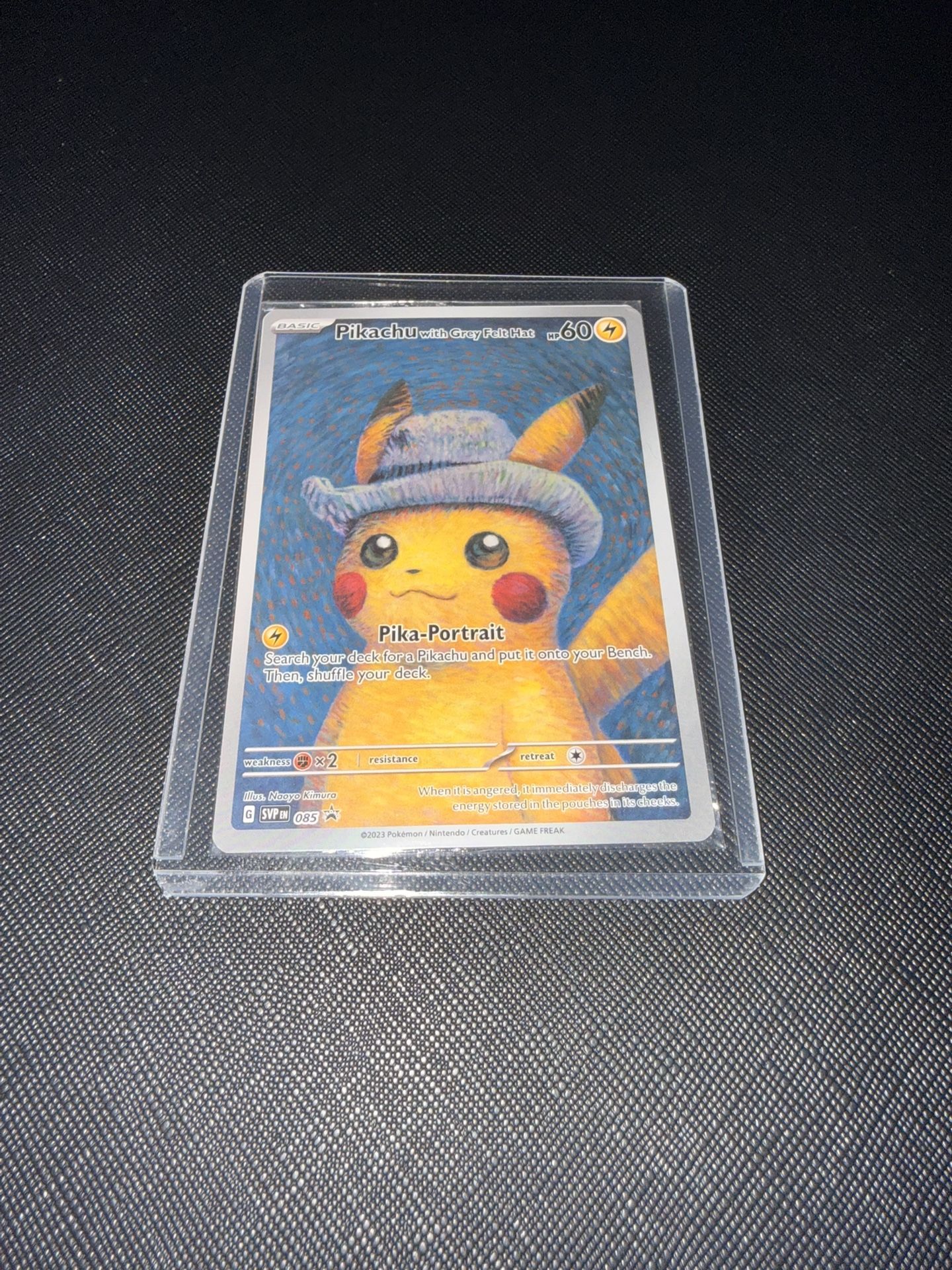 Pikachu Grey Felt Hat 