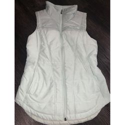 EUC! The North Face Mint Puffer Zippered Vest Size XS