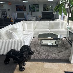Beautiful White Sectional