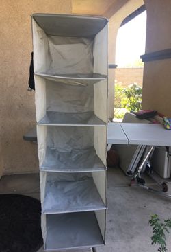 Closet organizer used but in good condition