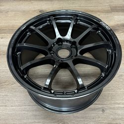 Gram Lights 57NR 18x9.5 +38 5x100 Glass Black (Brand New Set of 4)