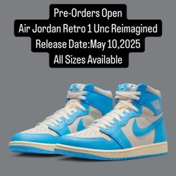 Air Jordan Retro 1 Unc Reimagined 