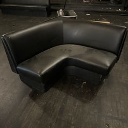 Black Vinyl Nightclub Couch Sections - Various Sizes and Styles!