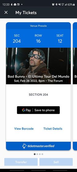 Bad Bunny Tickets
