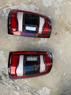 OEM Taillights from a 2019–2024 Ram 2500 / 3500 HD