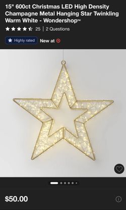 Metal Hanging Star