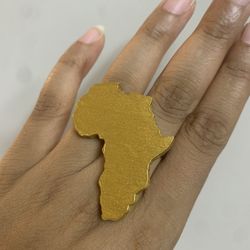 Wooden Africa Adjustable Ring