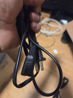 Black Figure-8 AC Power Cord