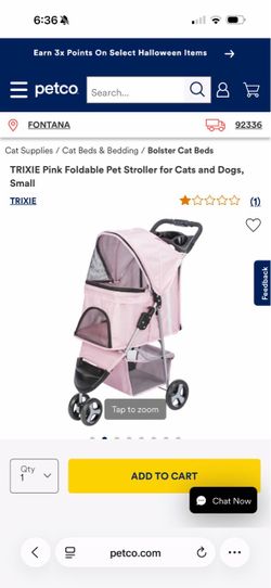 Why walk when you can ride in style with the TRIXIE Pet Stroller. Your companion will enjoy a safe and comfortable ride while out on long walks, shopp