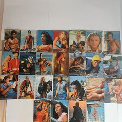 1995 Baywatch Platinum Trading Cards Set.  - The Checlist