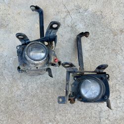 2000 99-02 TOYOTA 4RUNNER OEM FRONT FOG LIGHTS LAMPS SET PAIR