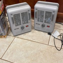Small Workmen PATTON Utility Heater New $35 Each.
