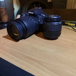 Nikon D3300 With Two Lenses And Carrying Case