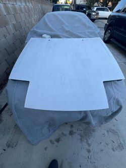 Rx7 Fc Aluminum Hood, Original White