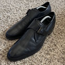 Cole Haan Air Madison Black Leather Monk Strap Dress Shoes Men’s Size 10M 