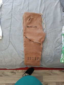 Copper ZIPPER 36 Waist Pants 