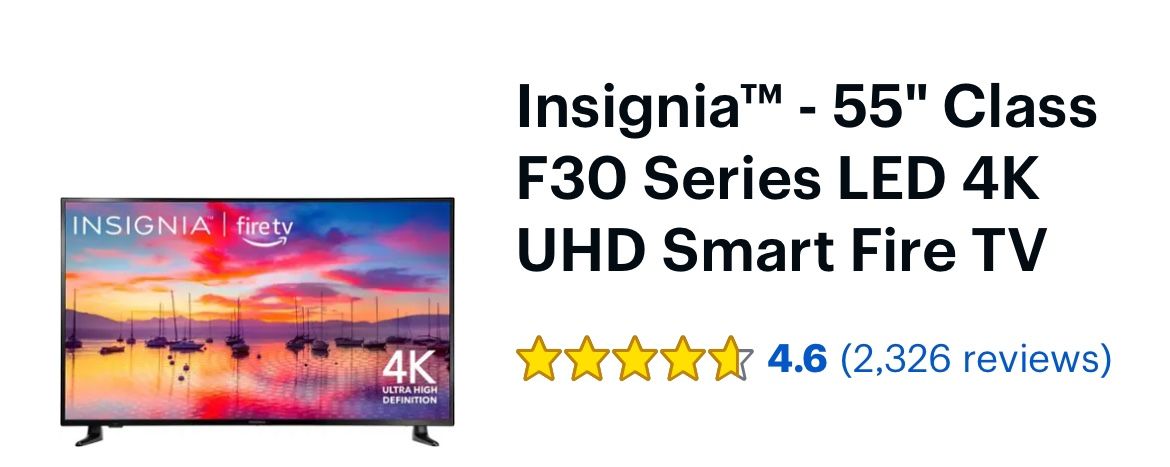Insignia Fire Tv 55 Inch
