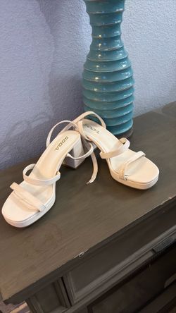 Cream color heels