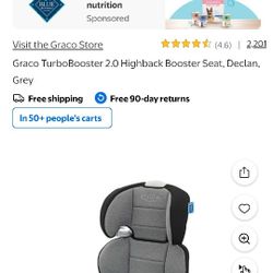 Graco Turbo Booster Toddler Car Seat