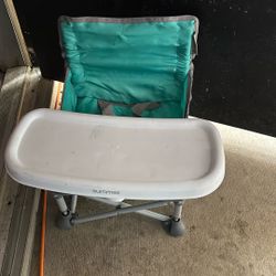 kid foldable chair with tray