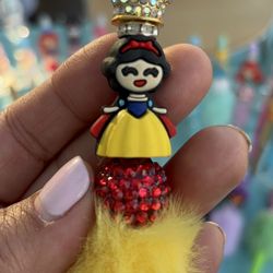 Snow White Beaded Pen
