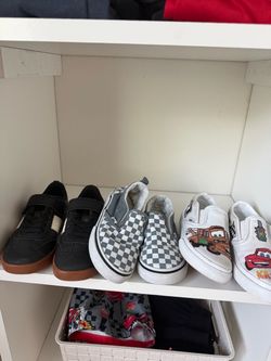 3 pairs of toddler sneakers size 3c