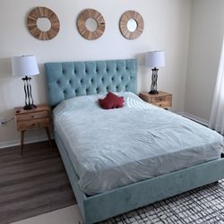 Queen bedroom set as pictured,  queen size