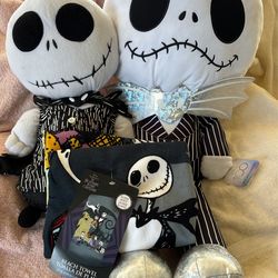 Jack Skeleton Backpack Towel Plush