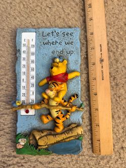 Outdoor Disney Winnie the Pooh and Tigger Thermometer