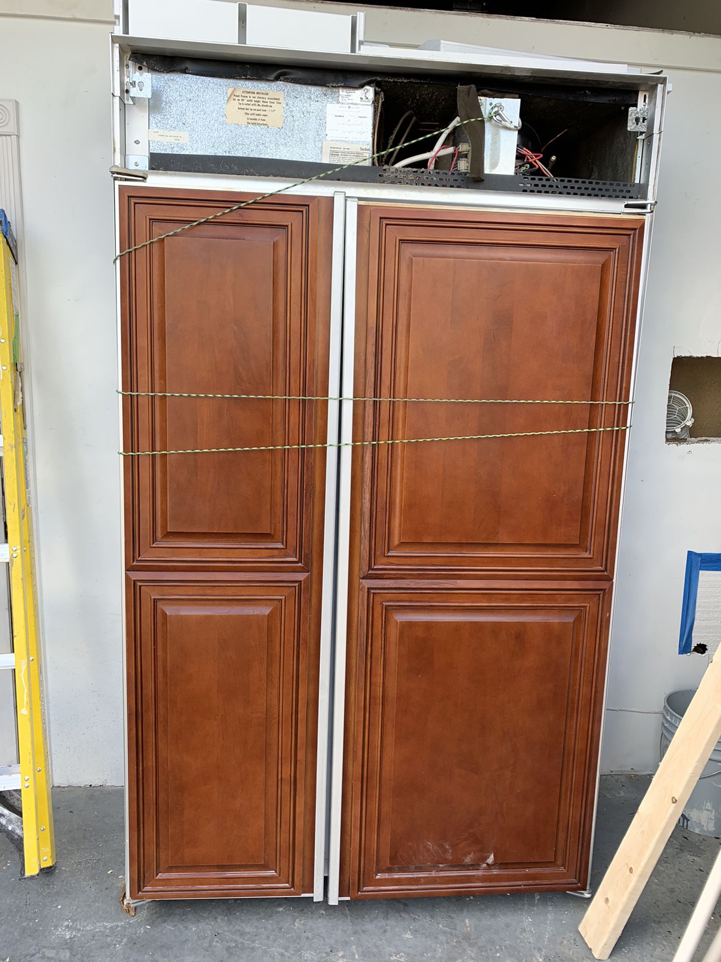 Wood doors Refrigerator