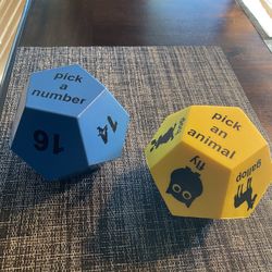 Soft Big Kids Dice Game 