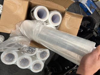 1 Roll 18” x 1500ft Heavy Duty Stretch Wrap Film – 80 Gauge Clear Plastic Pallet Wrap Roll for Moving, Packing, Shipping & Storage Industrial Shrink
