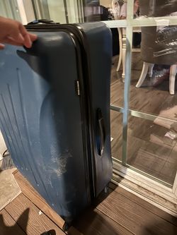 Blue luggage